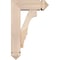 Ekena Millwork Balboa Arts and Crafts Smooth Bracket w/ Offset Brace, Douglas Fir, 5 1/2"W x 14"D x 22"H BKT0604X14X22BOA03SDF - alternate 3